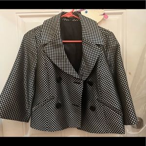 Express cropped blazer